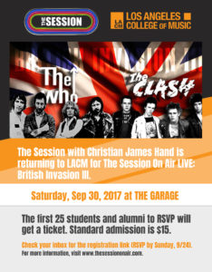 The Session with Christian James Hand | British Invasion III @ LACM Garage | Pasadena | California | United States