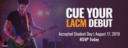 Cue Your Debut - Accepted Student Day