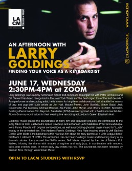 An afternoon with Larry Goldings
