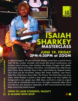 Isaiah Sharkey Masterclass