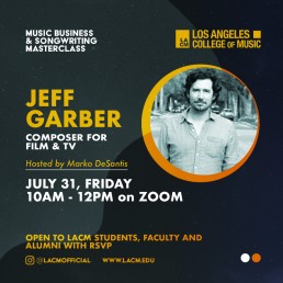 Jeff Garber Masterclass
