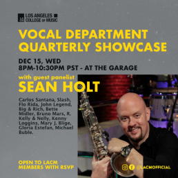 12.15 Vocal Department Quarterly Showcase