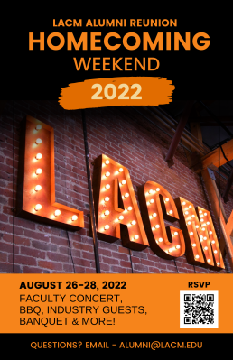 LACM Homecoming Weekend August 26-28, 2022